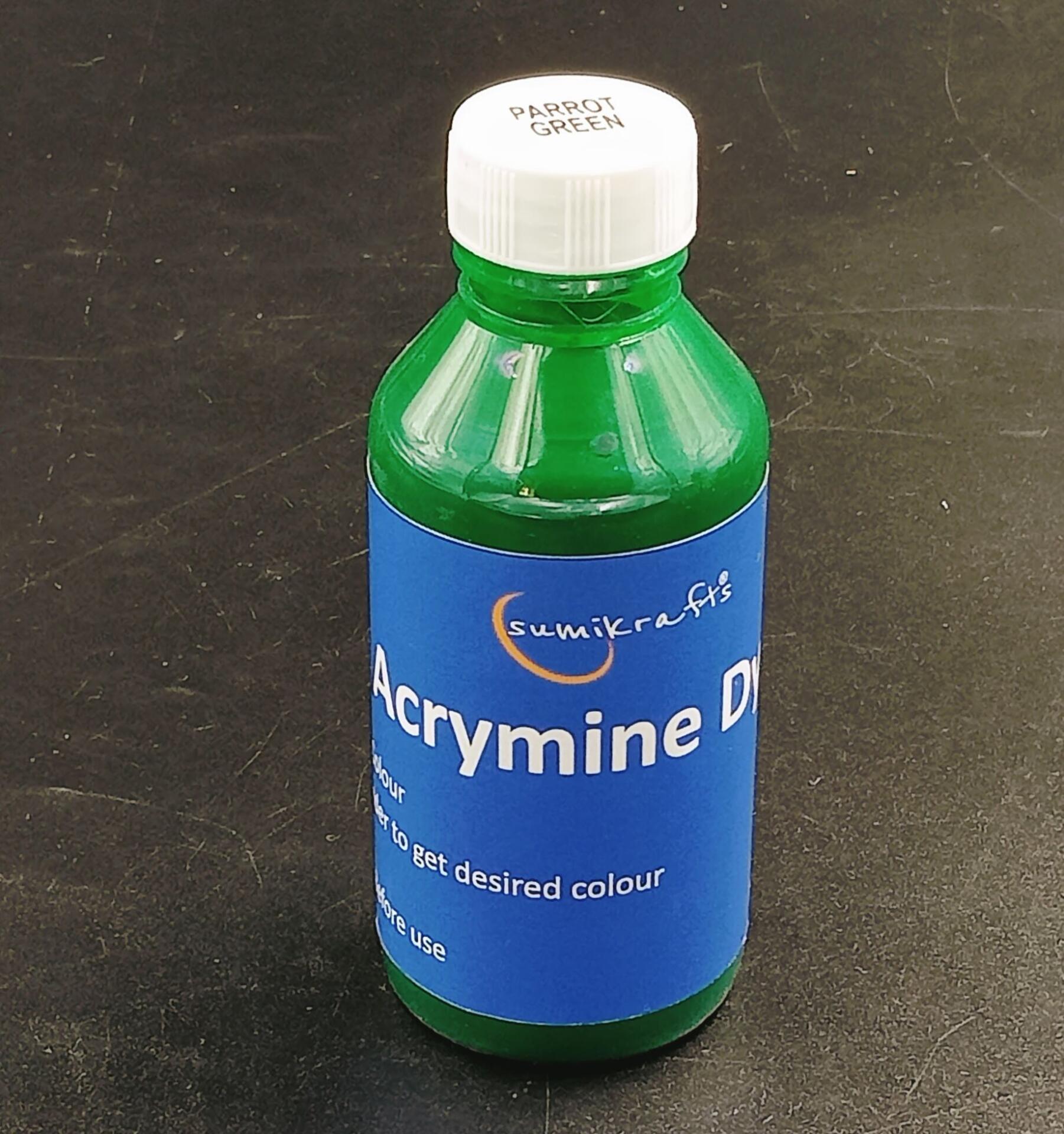 Acrymine dyes 100ml Parrot Green
