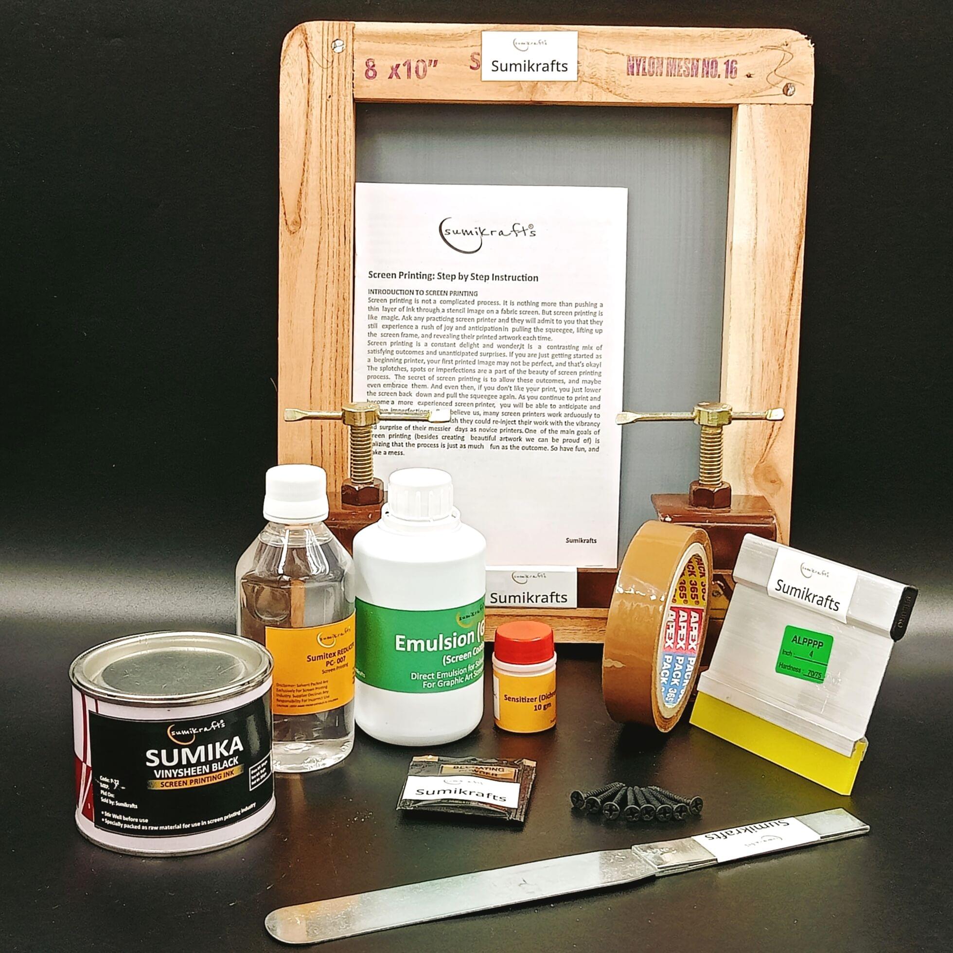 sumika black screen printing kit