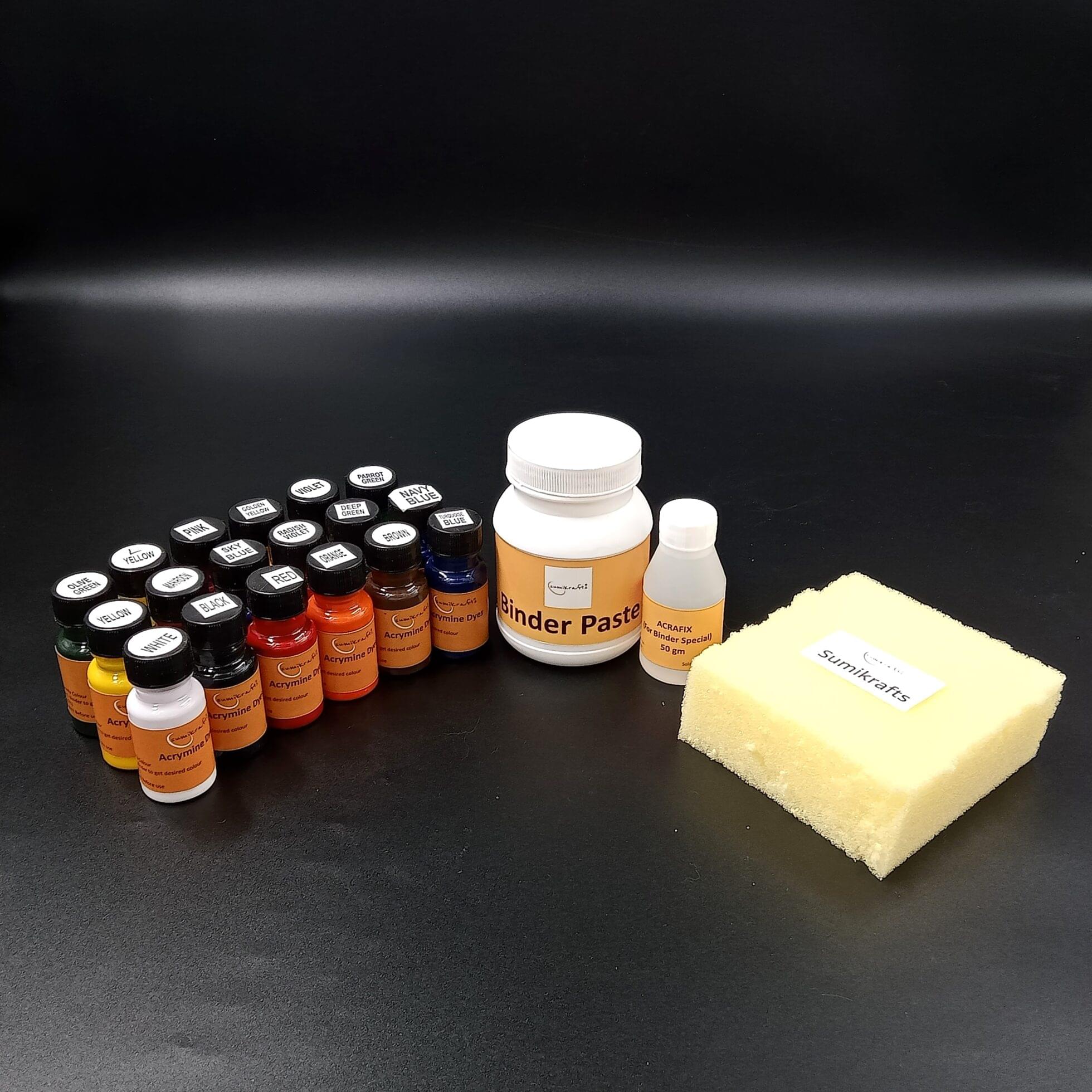 acrymine dye 18 assorted colours