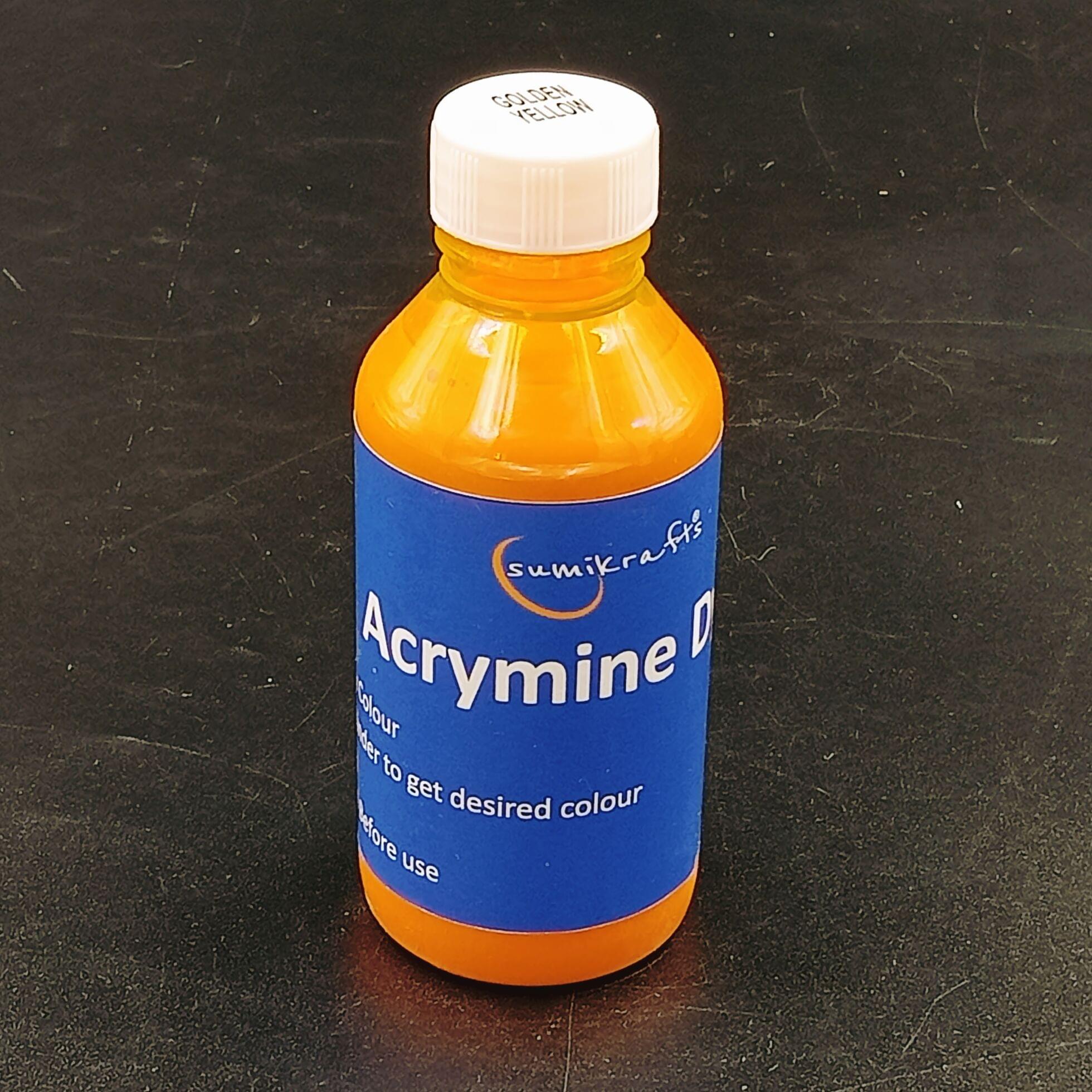 acrymine dye 100ml golden yellow