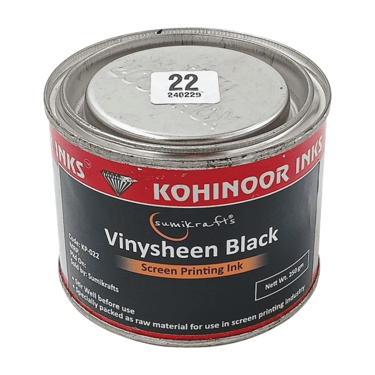 vinysheen ink black screen printing